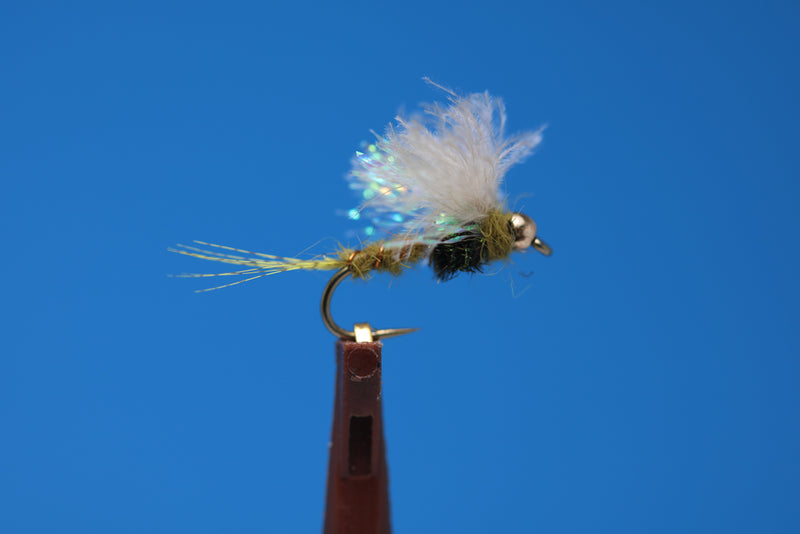Bead Head PMD Nymph with Peacock and CDC