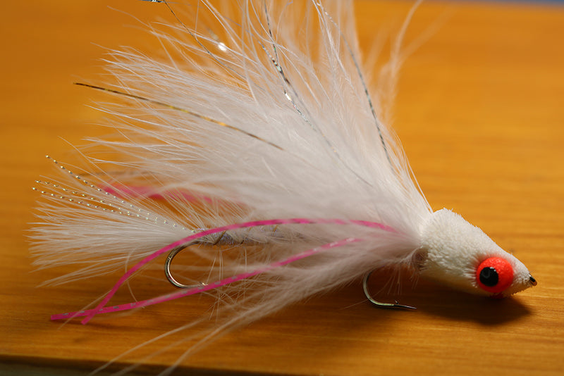 Articulated Bank Yanker, White w/ Pink Rubber