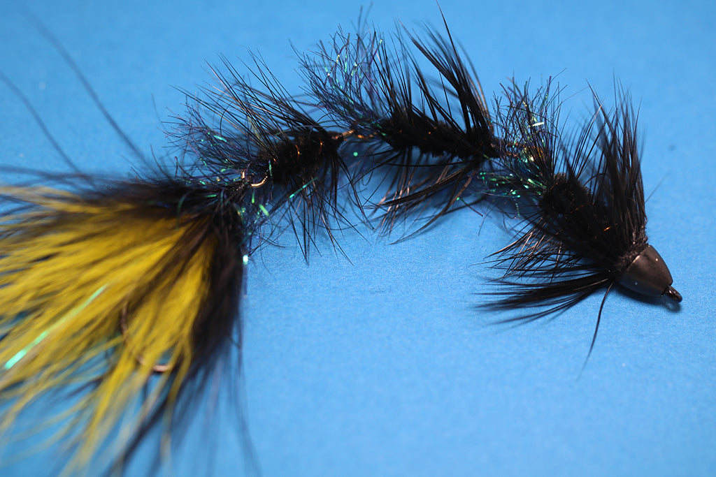 Articulated Woolly Bugger w/ Yellow