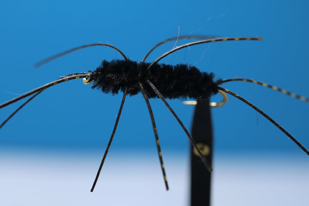 Black Turks With Black and Gold Rubber Hackle