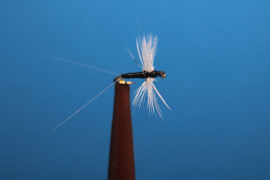 Cream Hackle Trico spinner