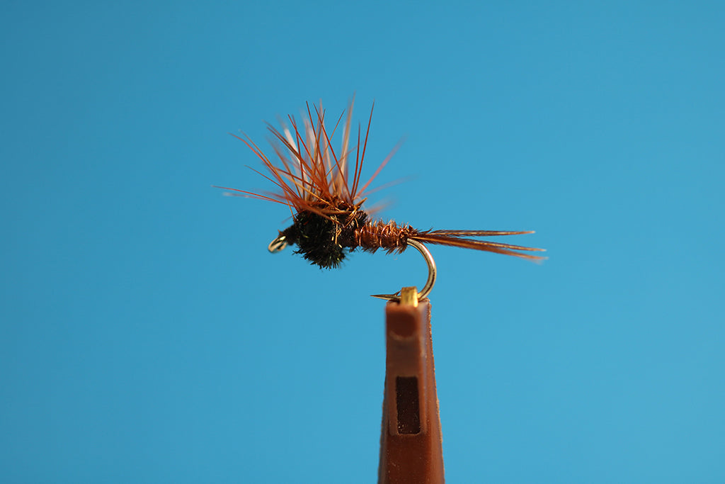 Pheasant Tail Hay Stack, Brown Hackle