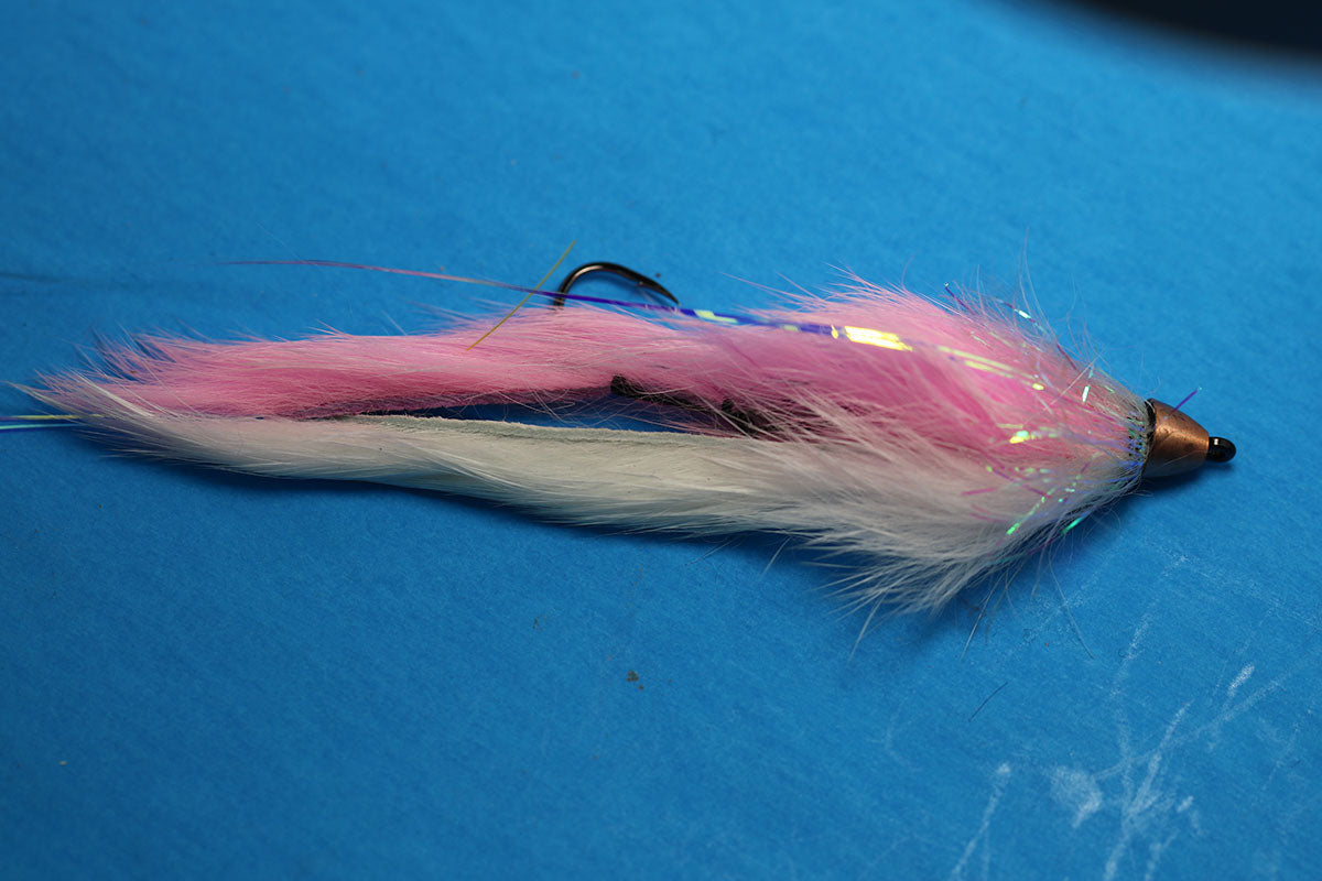 Dolly Llama, Pink White with Copper Cone