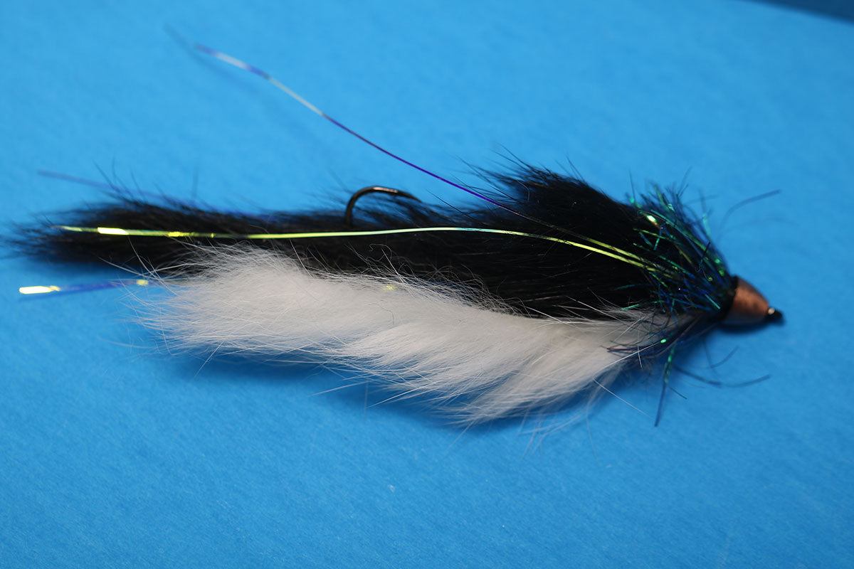 Dolly Llama, Black White with Copper Cone