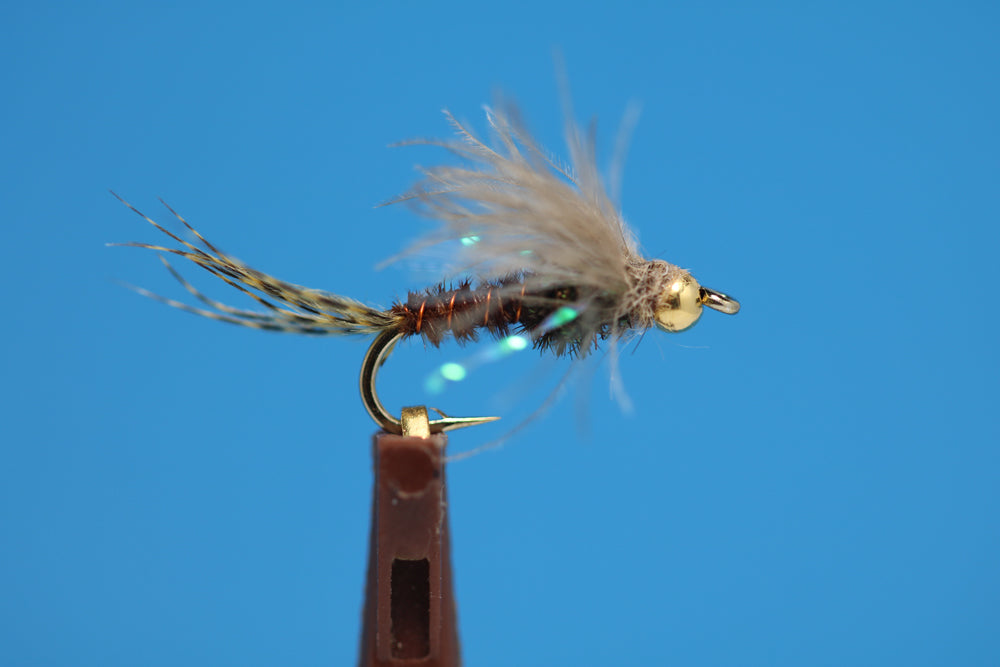 Bead Head PMD Nymph with Peacock and CDC